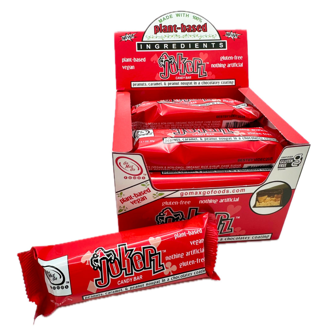 Jokerz Plant-Based, Vegan Candy Bar - 2.1oz / 12ct